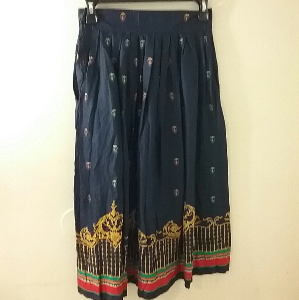 Vintage Chaus Petites Midi Skirt Office